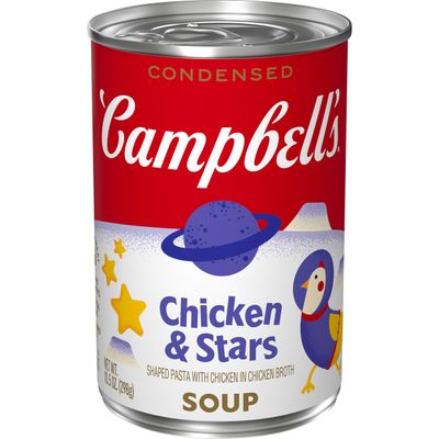 Campbell&#39;s Condensed Kids Chicken and Stars Soup, 10.5 oz Can
