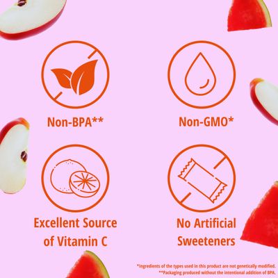 Del Monte Bubble Fruit Gel Apples and Boba in Watermelon Flavored Gel, 4.5oz (24 Count) Real Fruit & Popping Boba Pearls, Lunch Snacks, Fruit Cups