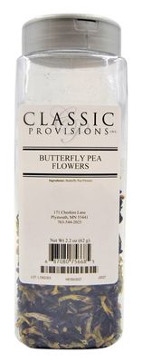 Classic Provisions Spices Butterfly Pea Flowers, 2.2 Ounce