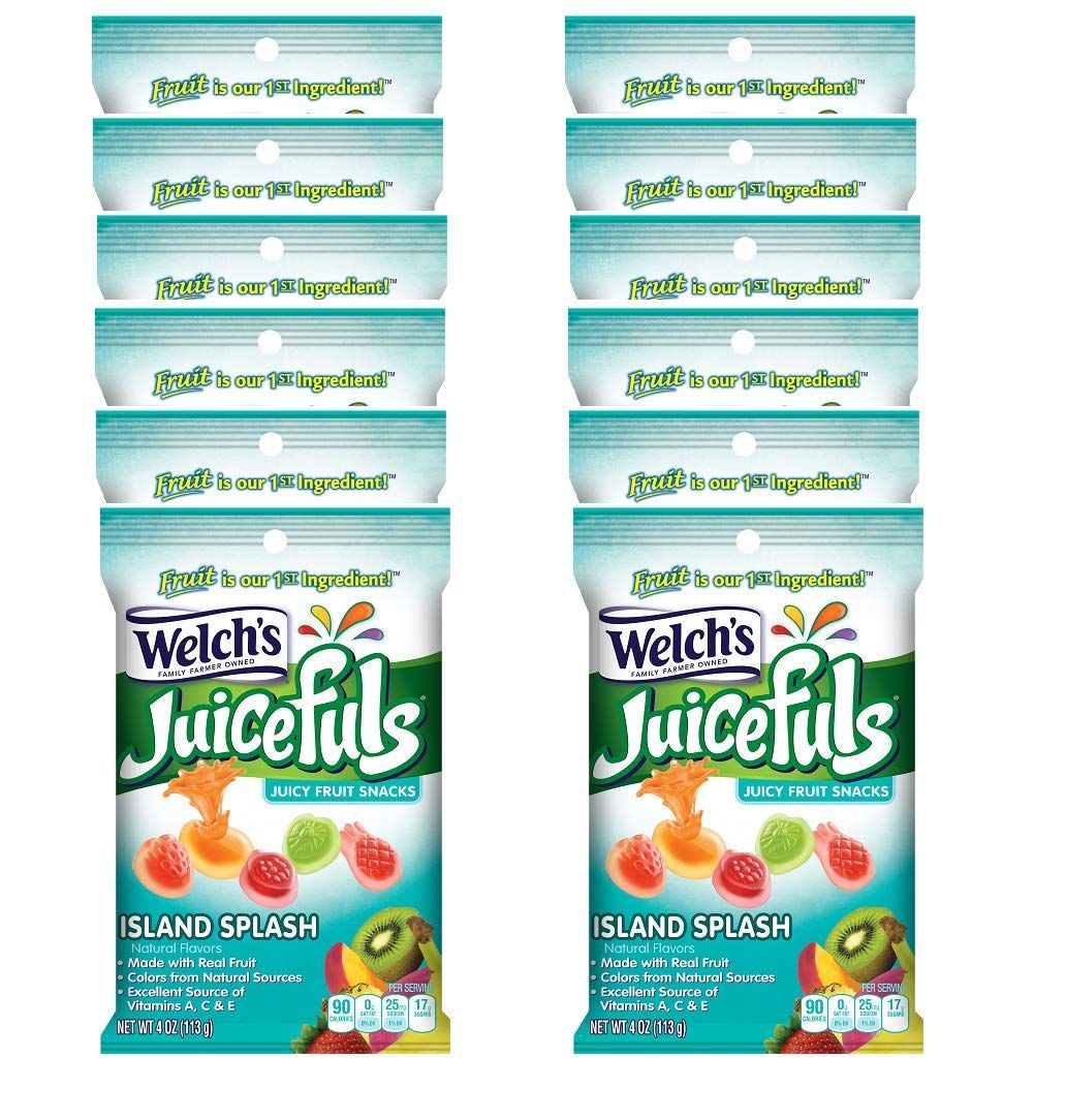 Welch&#39;s Juicefuls Island Splash  4 Oz  Pack of 12