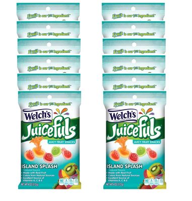 Welch&#39;s Juicefuls Island Splash  4 Oz  Pack of 12