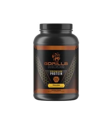 Gorilla Mind Premium Chocolate, 25 Grams of Whey Protein Isolate &amp; Concentrate,Recover and Build Muscle (30 Servings)