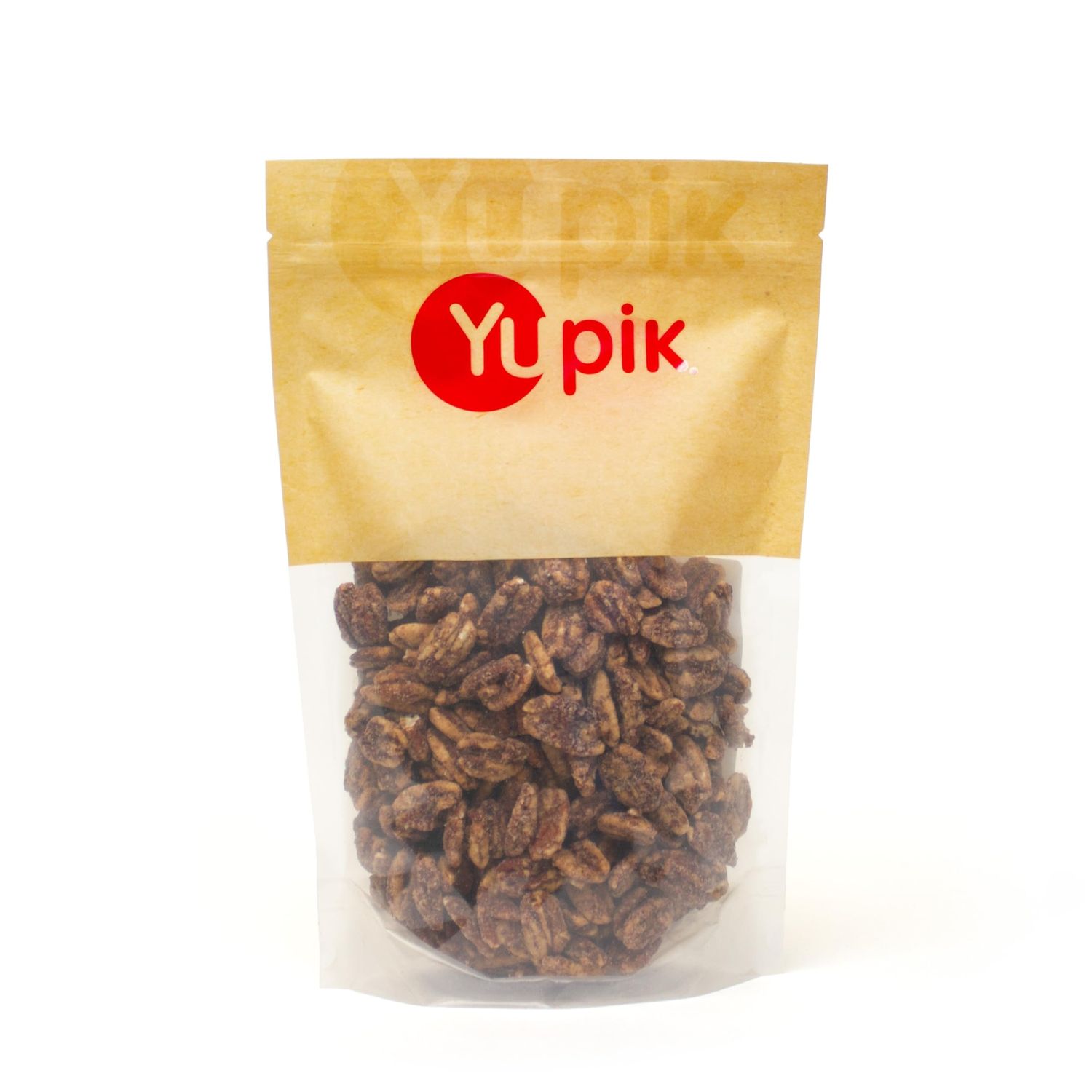 Yupik Butter Flavored Toasted Pecans, 1.1 lb, Sweet &amp; Salty Crunchy Gourmet Snack, Roasted Pecans Butter Glazed, Vegan