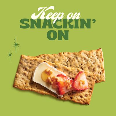 Back to Nature - Multigrain Flax Seeded Flatbread Crackers - Non-GMO, Made with Real Ingredients like Wheat Flour & Whole Grains - Seriously Tasty Snacks - 5 Ounce