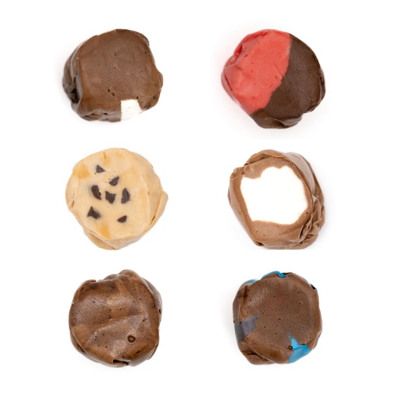 Taffy Shop Chocolate Lovers Favorites, Valentine Salt Water Taffy - Assorted Gourmet Soft Chewy Candy, Variety Pack, Bulk Sweet Snack, Fresh Gift &amp; Gluten-Free, 60 Individually Wrapped Pieces (14oz)