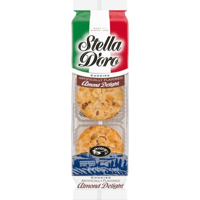 Stella D&#39;oro Cookies, Almond Delight, 9 Oz