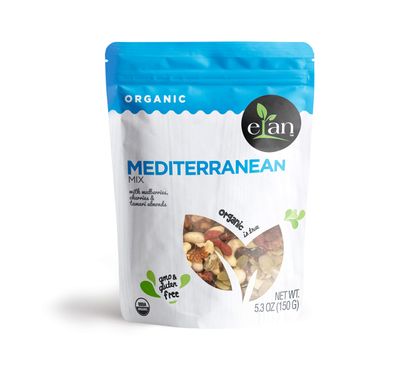 Elan Organic Mediterranean Mix, Non-GMO, Vegan, Gluten-Free , 8 pack of 5.3 oz