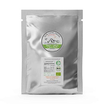 Wild Alaskan Salmon Bone Broth Collagen Powder 2LB Pure Protein Non-Gelling Type - Unflavored, No Taste