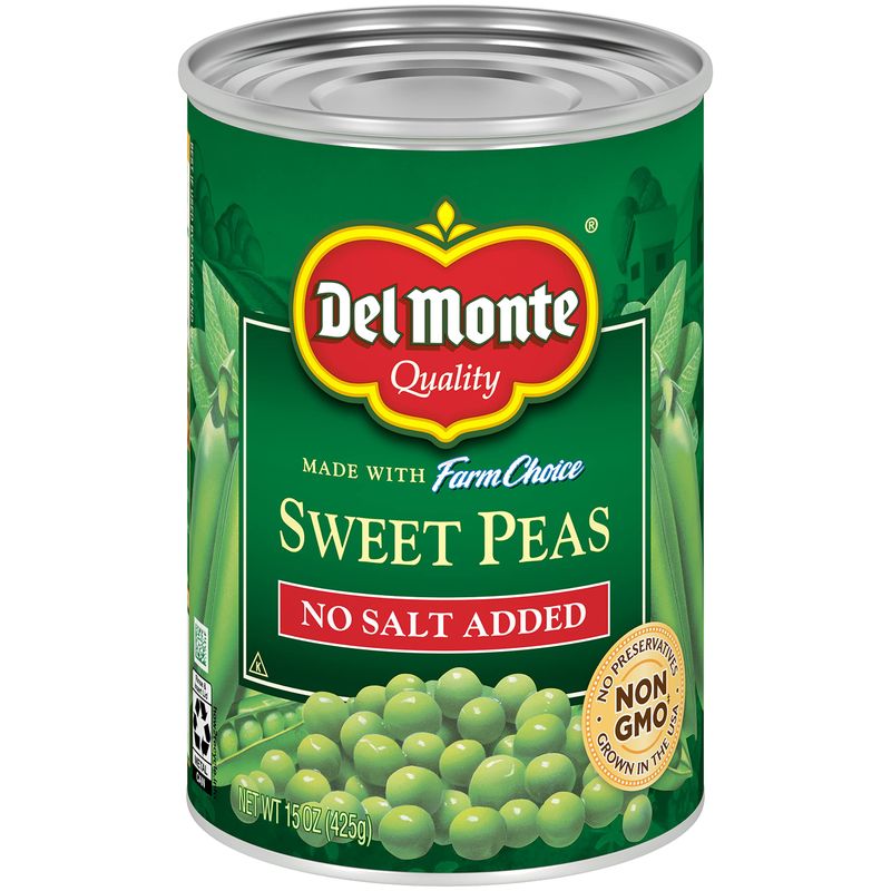 Del Monte No Salt Added Fresh Cut Sweet Peas - 15 oz(pack of 1)