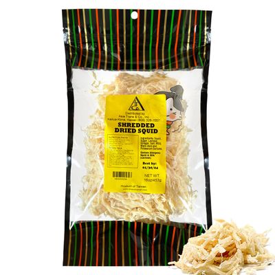 Asia Trans Saki Ika Dried Cuttlefish Snack - Hawaiian Seafood Jerky - High-Protein, Low-Fat, Low-Calorie (16 oz.)