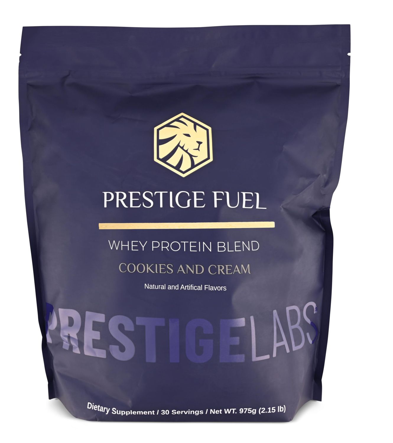 Prestige Labs Prestige Fuel Natural Protein Whey and Isolate Blend Cookies and Cream Flavor (30 Servings)