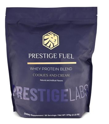 Prestige Labs Prestige Fuel Natural Protein Whey and Isolate Blend Cookies and Cream Flavor (30 Servings)