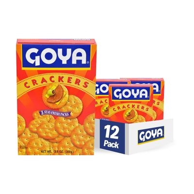 Goya Foods Crackers, 10.5 Ounce (Pack of 12)