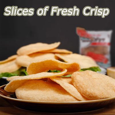 Uncooked Prawn Flavor Shrimp Chips - Crunchy Asian Snacks Hot Fries, Quick Frying - Delicious Cooked Prawn Crackers for Adult Birthday Festival Camping Party Appetizers (500g/1 Bag)