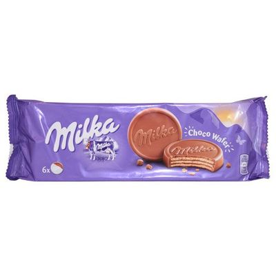 Milka Choco Wafer (6 Waffles) 180g (Pack of 2)