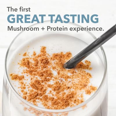Plantfusion Mushroom Protein Powder - 3 in 1 Vegan Protein Powder, Mushroom Supplement, and Adaptogen Supplement - Support Mental Focus, Immunity, and Recovery - Vanilla 1lb