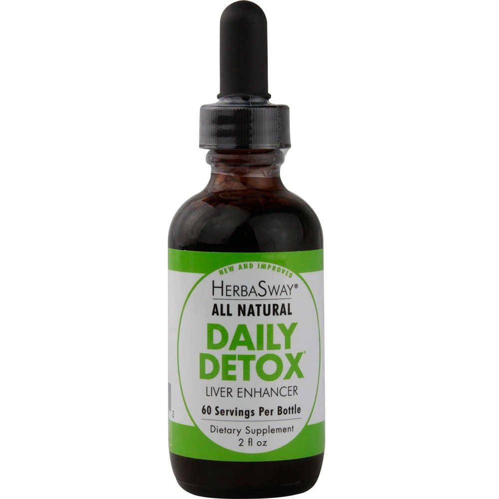 HerbaSway Daily Detox Liver Enhancer, 2 Fluid Ounce Pack of 3