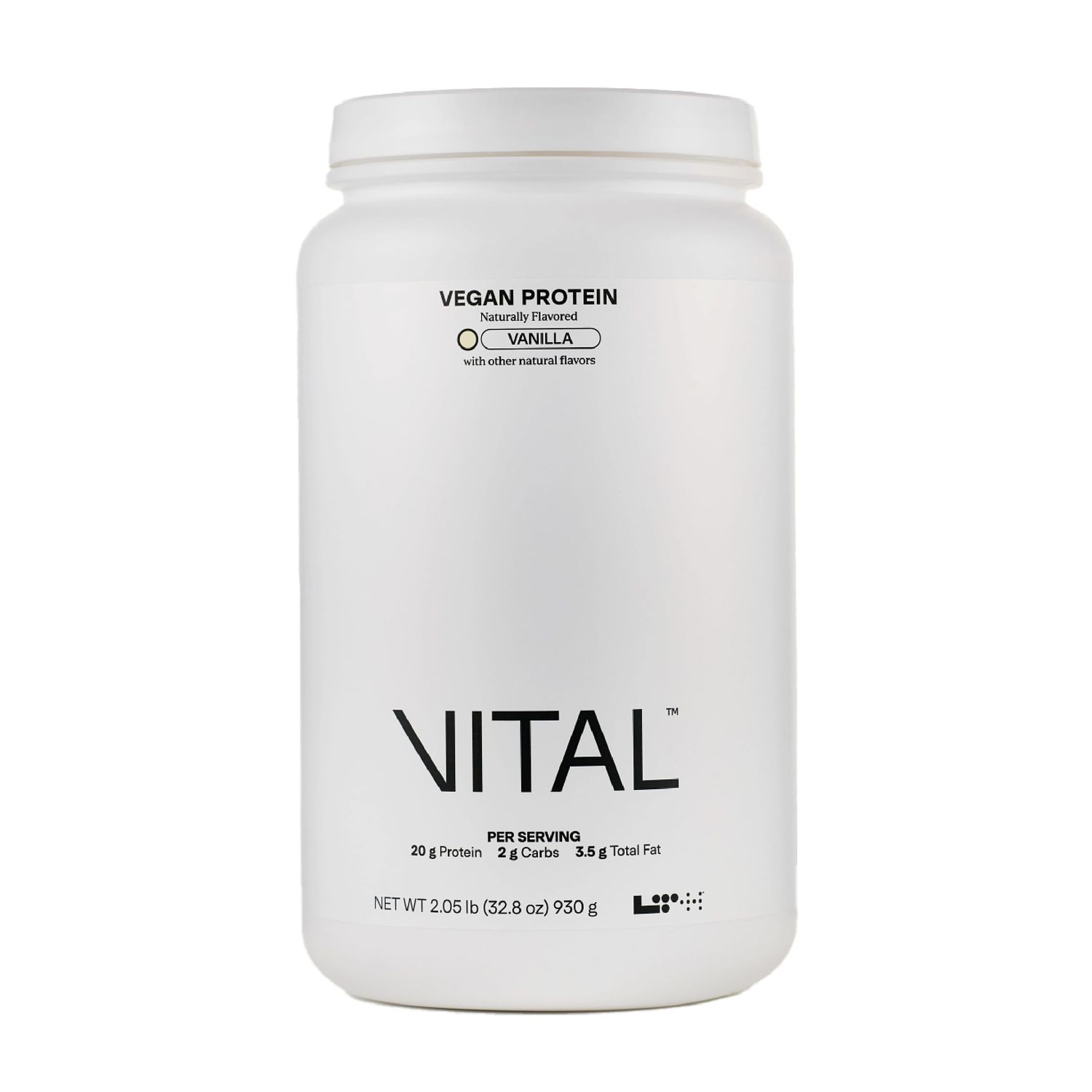 LTH Vital Vegan Protein - Plant-Based Protein Powder - Made from Pea Protein - Supports a Healthy Immune System - Dairy Free Soy Free - Vanilla, 30 Servings