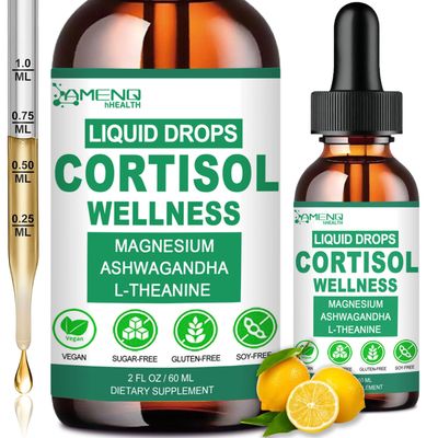2 Pack Cortisol Supplements for Women Men, 16-in-1 Cortisol Reducer Detox Manager w. Magnesium, Ksm-66 Ashwagandha, L-Theanine, Rhodiola, Phosphatidylserine for Lower Cortisol, Mood, Focus, Sleep