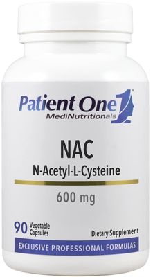 Patient One NAC N-Acetyl Cysteine 600 mg Supplement to Support Immune, Respiratory and Liver Health 90 Capsules