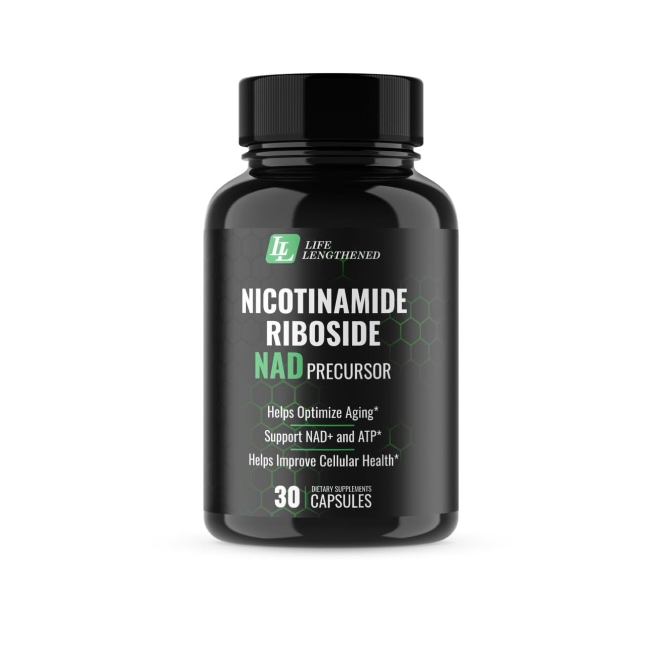 New NAD Supplement - Nicotinamide Riboside for Healthy Aging Fast-Acting Natural NAD NR Booster NMN Alternative Flush Free Improve Organic Levels of NAD for Anti-Aging Longevity