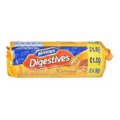 McVitie&#39;s Digestives Milk Chocolate The Caramel One 250g