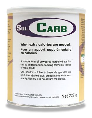 Solace Nutrition SY7001EA - SolCarb Powder 454g Can