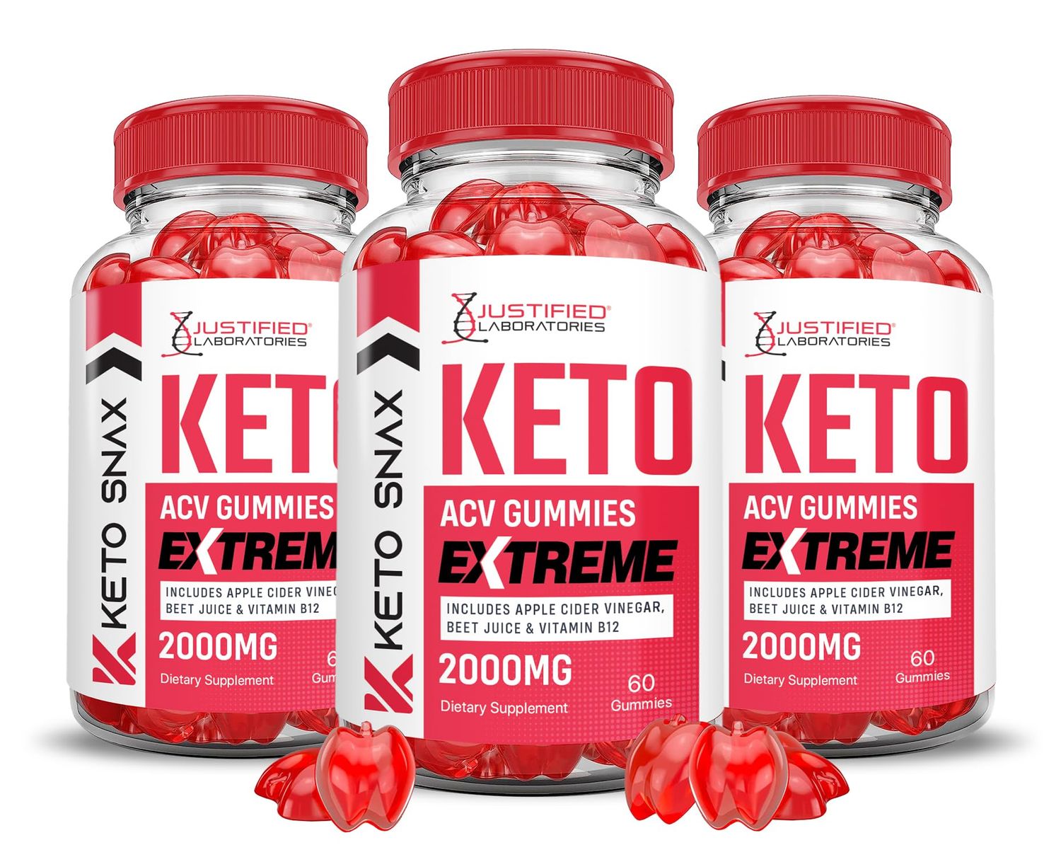 3 Pack Keto Snax Keto ACV Gummies Extreme 2000MG Keto Snax Keto Gummies Advanced Formula Apple Cider Vinegar with Pomegranate Beet Juice Powder B12 Vegan Non GMO 180 Gummys