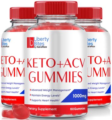 3 Pack Liberty Bites, Liberty Bites Keto ACV Gummies, All Natural Keto Plus ACV for Weight Loss, Apple Cider Vinegar Gummy, Premium ACV Keto Formula, Official LibertyBites Gomitas 180 Gummies