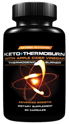 Advanced Bionetix ThermoBurn Ketosis Activator Keto Pills Apple Cider Vinegar Capsules Thermogenic Weight Loss. ACV Pills Work Synergistically Hunger Control, Detox, Diet Pills That Work