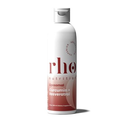 Rho Nutrition Liposomal Curcumin Resveratrol 1 Pack - Ultra High Absorption Liquid Curcumin Supplement - Promotes Joint Comfort, Mobility, Cellular Health and Overall Well-Being