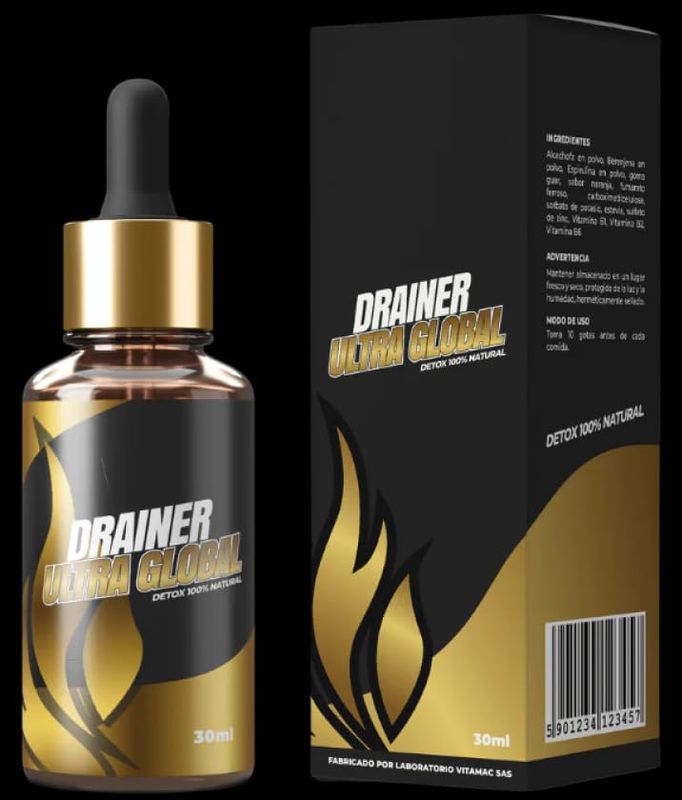 Eliminador de Grasa ULTRAGLOBAL DIURETICO 30 ml. Complemento Ideal que te ayuda bajar de peso, eliminar retenci n de l quidos, Tonificar masa Muscular magra y eliminar la ansiedad, Drainer