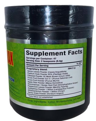G.M.J FIBRA 18 Super MAX Powder 18 Fibers - 400g - Dietary Supplement - Supports Cleansing Detoxification, Unflavored 2 Pack
