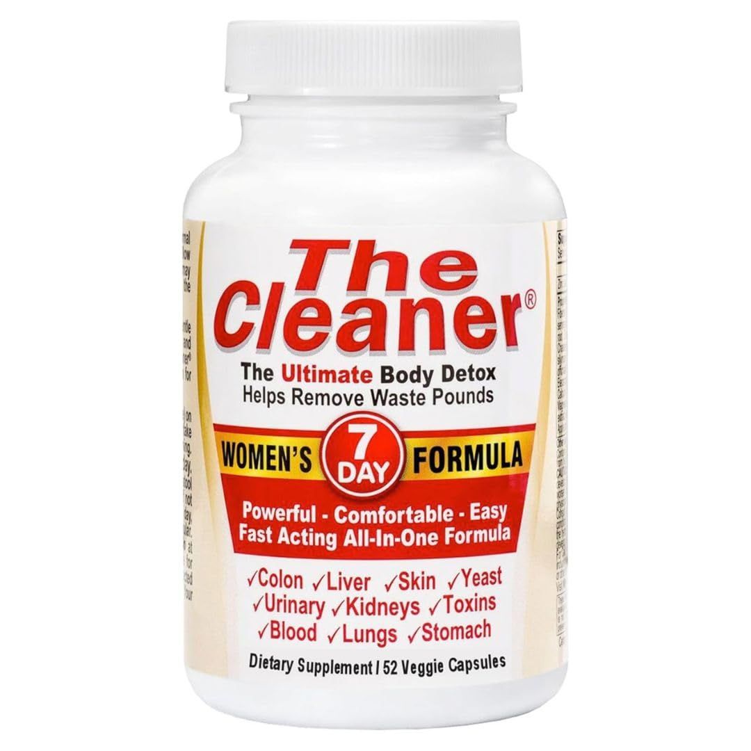 CenturySystemsBrand The Cleaner Detox, 52 Capsules, Powerful 7-Day Women Formula, Complete Internal Cleansing Formula for Women, Support Digestive Health
