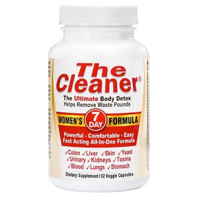 CenturySystemsBrand The Cleaner Detox, 52 Capsules, Powerful 7-Day Women Formula, Complete Internal Cleansing Formula for Women, Support Digestive Health