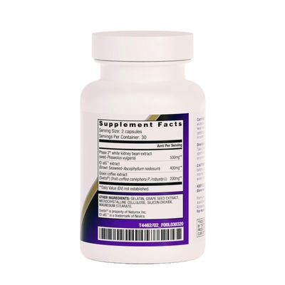 AdvoCare Carb-Ease Plus - Carb Blocker Supplement with Kidney Bean, Grape Seed Green Coffee Extracts - Supports Healthy Metabolism - 60 Capsules