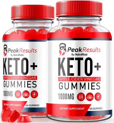 NutraRize 2 Pack Peak Results Keto ACV Gummies, Official KetoACV Supplement, Peak Result Keto Plus ACV Gummy, Keto Health Wellness Apple Cider Vinegar, PeakResults Review 120 Gummies