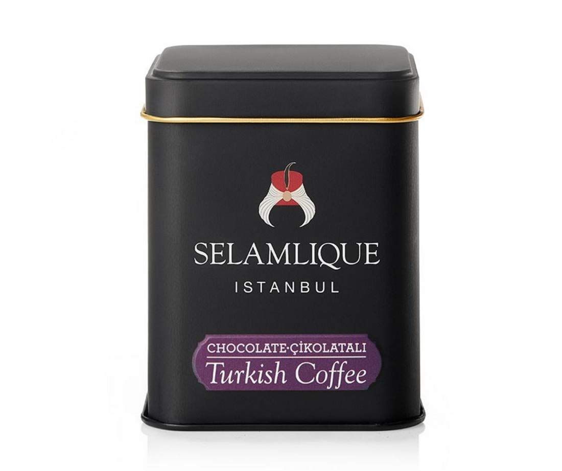 Selamlique Istanbul Chocolate Turkish Coffee, Fine Grind 4.40oz
