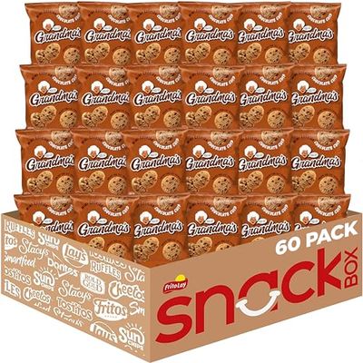 Grandmas Cookies, Mini Chocolate Chip, 2 Ounce Pack of 60