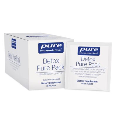 Pure Encapsulations Detox Pure Pack Daily Packet With Metafolin L-5MTHF 30 Packets