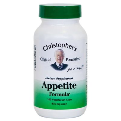 Christophers Original Formulas Appetite Formula - 100 Capsules, Natural Herbal Blend for Appetite and Digestive Balance