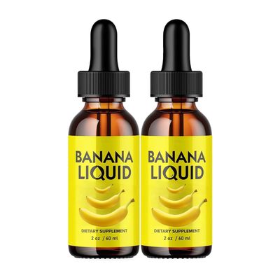 Banana Supplement Liquid Original 60ml Banana Extract Liquid for Women Gut Health 2 Pack