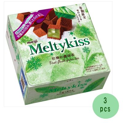 Meltykiss First Flush Green Tea 2.0oz 3pcs Japanese Cho-co-late Ninjapo