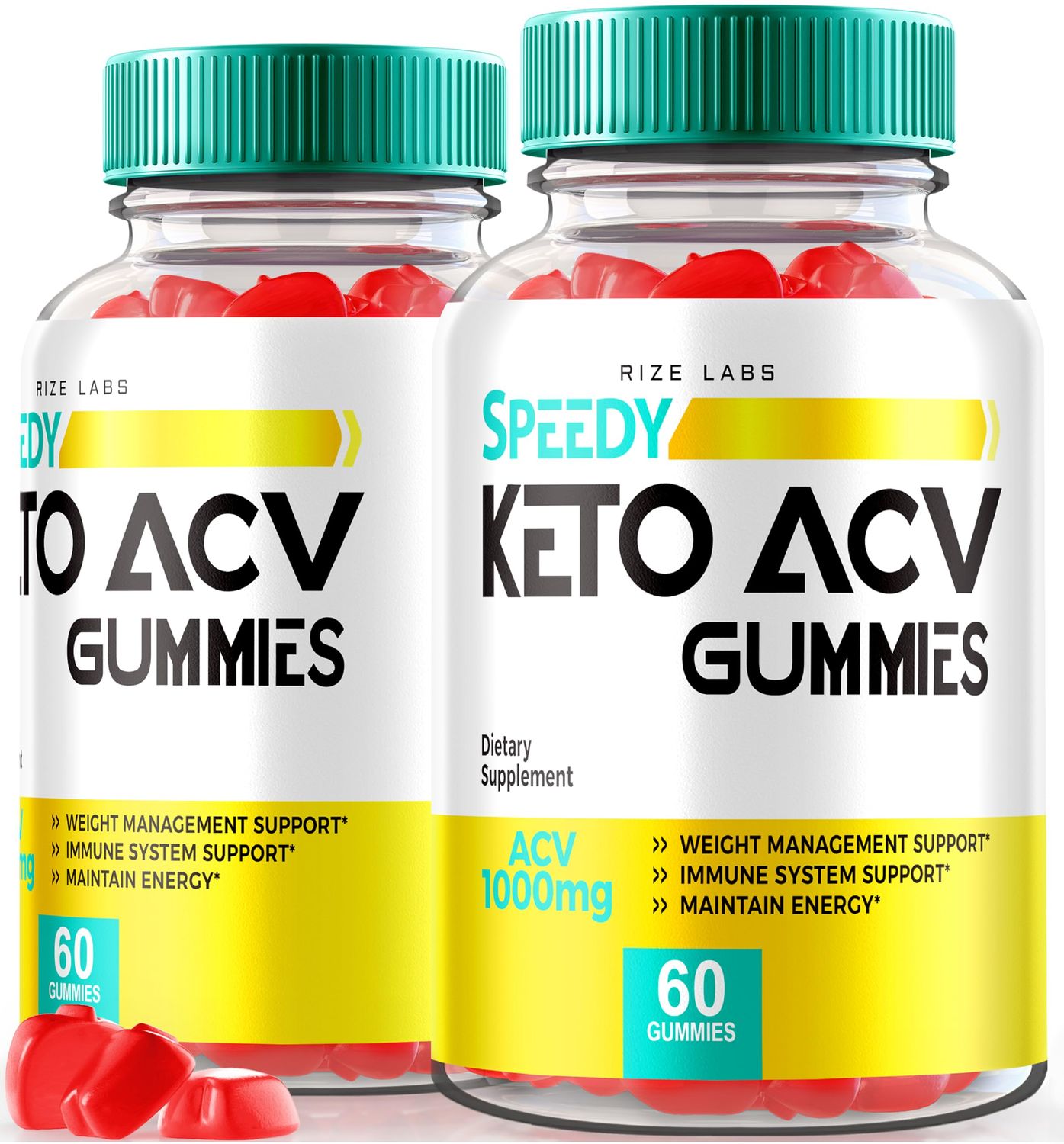 rize labs - Speedy Extreme Keto Plus ACV Gummy for Advanced Weight Loss with Apple Cider Vinegar 2000mg Supplement 120 Gummies