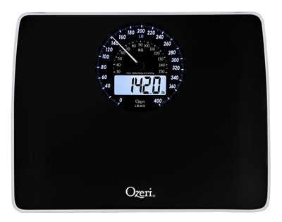 Ozeri Rev Digital Weight Scale with Electro-Mechanical Weight Dial and 50 Gram Sensor Technology 0.1 lbs 0.05 kg