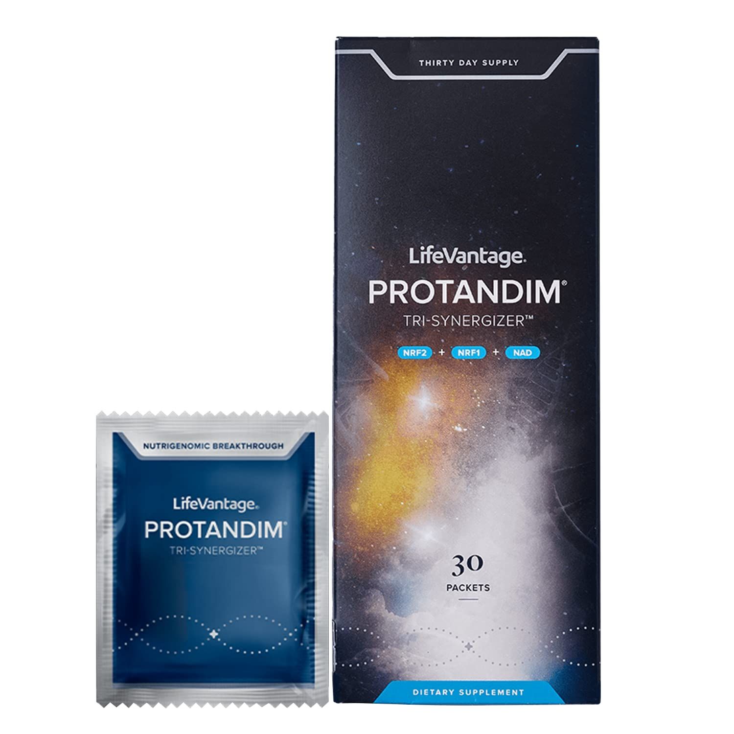 LifeVantage - Protandim Tri-Synergizer - NRF1 60 Caps, NRF2 30 Caps, NAD 30 Caps - Mitochondrial and NRF2 Activator Supplement