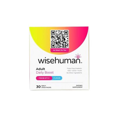 Wise Human Prebiotic Fiber Boost - 30 Daily Stick Pack - Unflavored