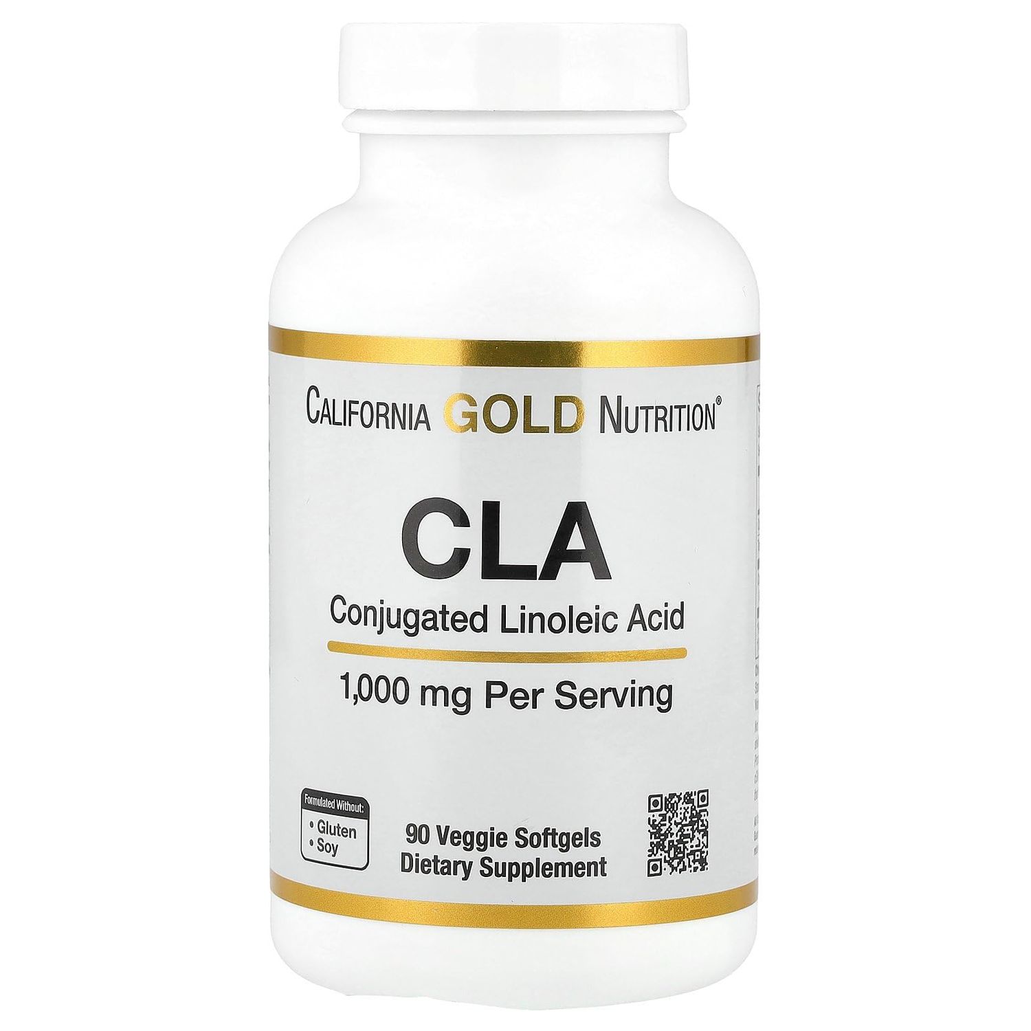 California Gold Nutrition CLA, Conjugated Linoleic Acid, 1,000 mg, 90 Veggie Softgels