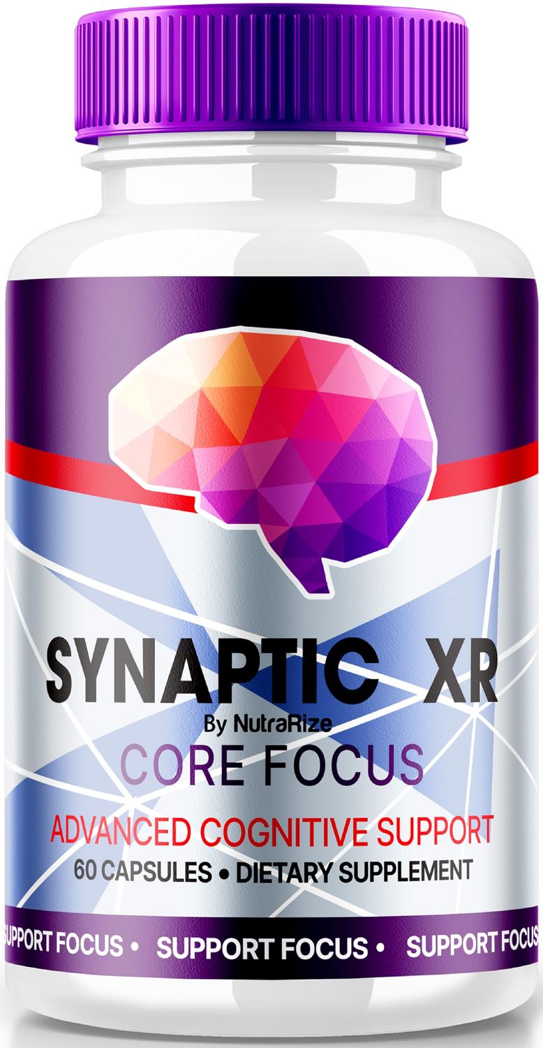NutraRize Synaptic XR Core Focus Capsules Designed for Effective Memory, Max Formula for Cognitive Health, All Natural Brain Supplement, Reviews 60 Capsules